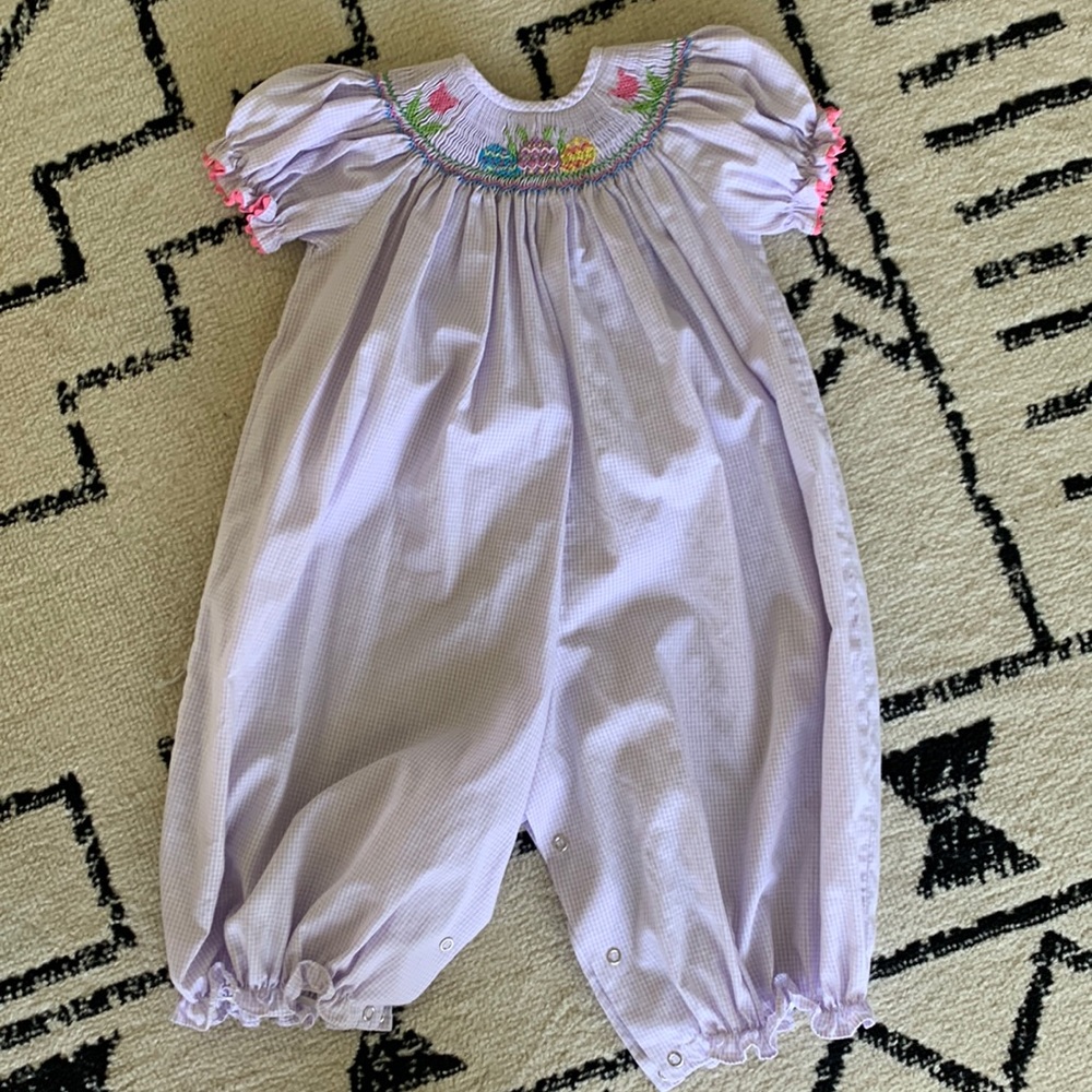 Smocked Easter jumper